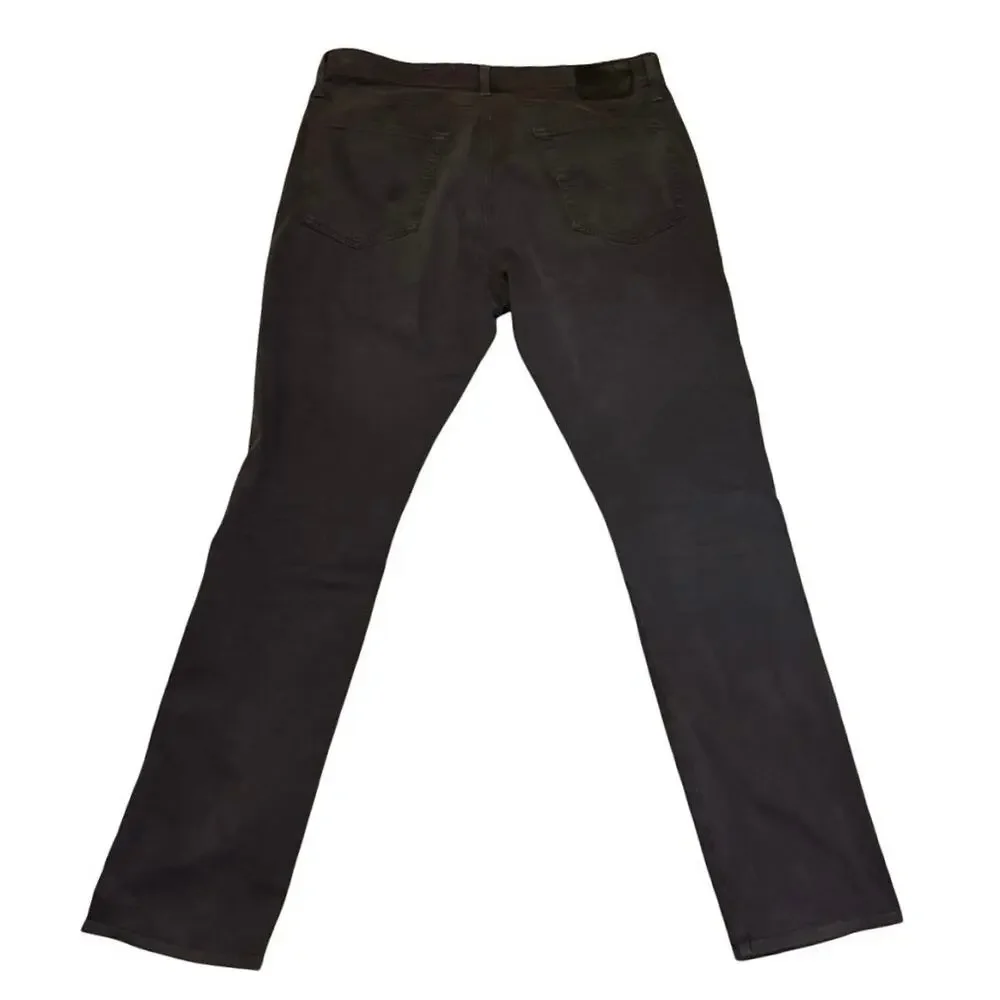 Adriano Goldschmied Men's 36x34 Los Angeles Everett Slim Straight Pants gray